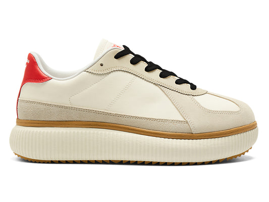 Onitsuka Tiger Delecity Sneakers - Cream / Fiery Red